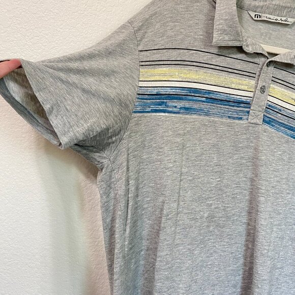 Travis Mathew Gray Modal Polo Shirt Size Large - Picture 2 of 7